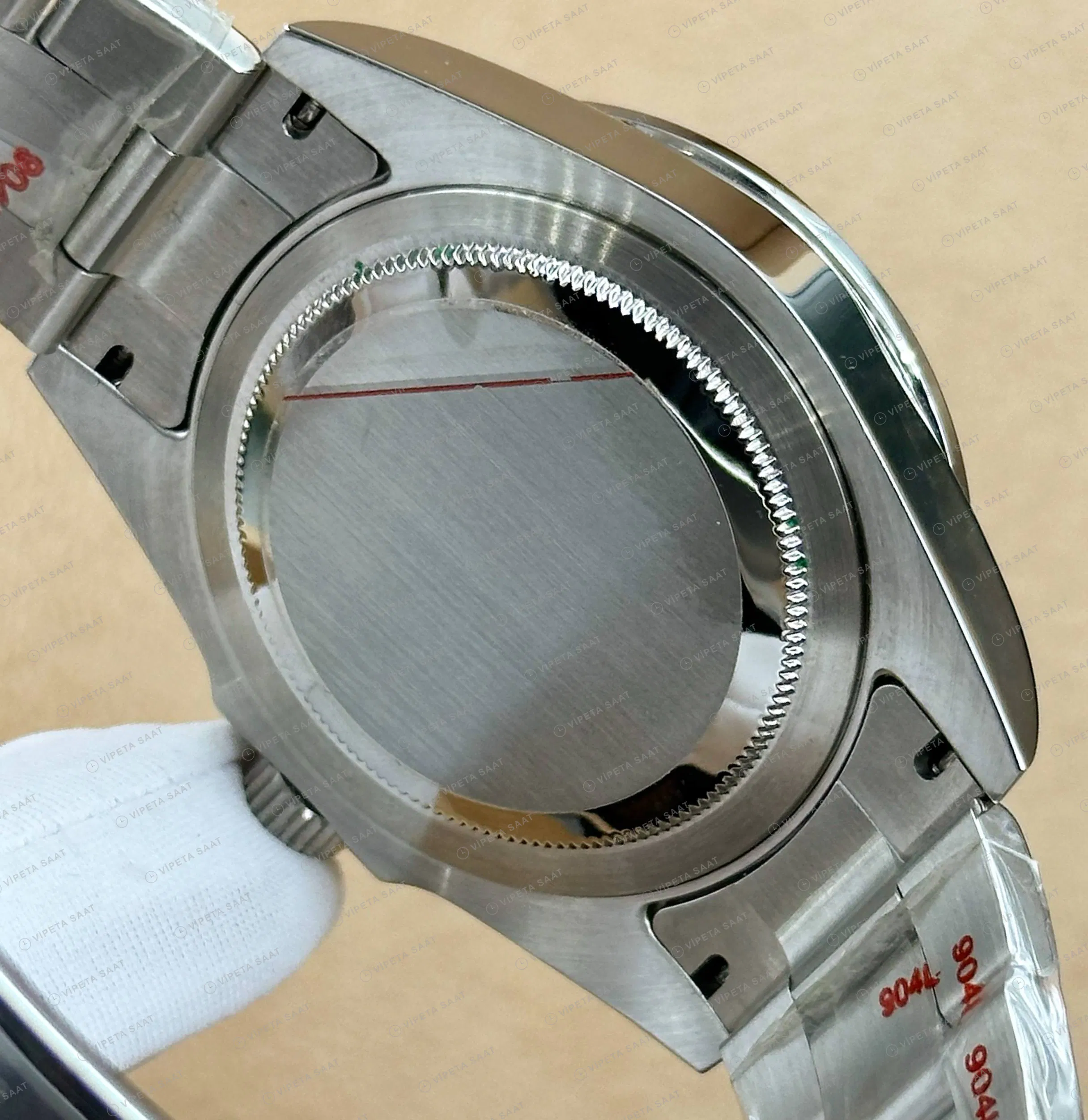 Rolex Explorer 226570 36 mm Beyaz Kadranlı Super Clone Eta Saat detay 4