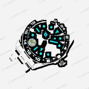 Rolex Explorer 216570 Siyah Super Clone ETA Saat karşıdan görünüm