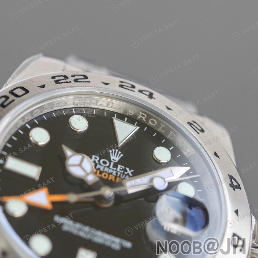 Rolex Explorer Siyah Super Clone ETA Saat detay 4