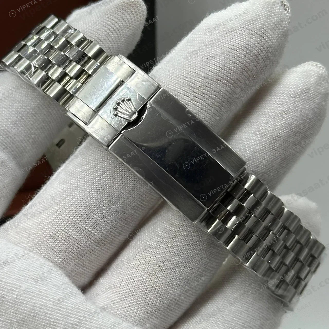 Rolex GMT-Master II 116710LN Siyah Cerachrom Cam Sticker Oyster Super Clone ETA Saat foto 3