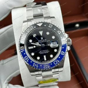 Rolex GMT-Master II 126710BLNR Batgirl Cam Sticker Jubilee Super Clone ETA Saat foto 2