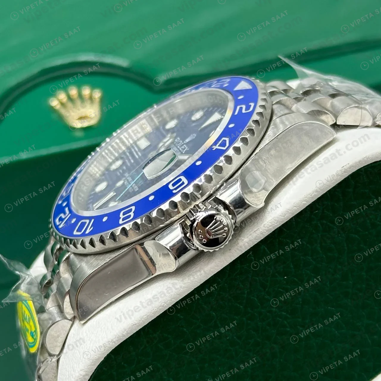 Rolex GMT-Master II 126710BLNR Batgirl Clean 3285 Jubilee Super Clone ETA Saat foto 6