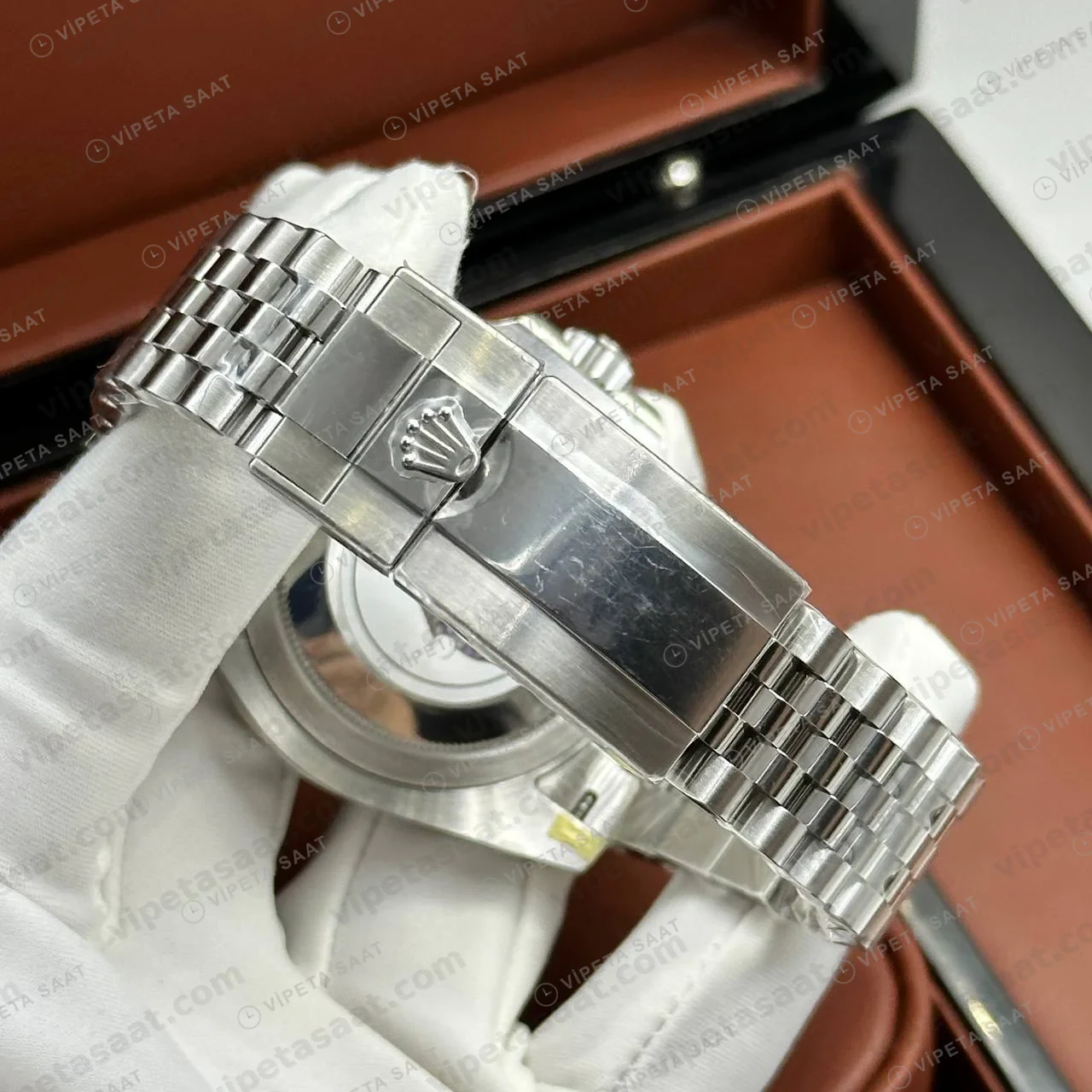 Rolex GMT-Master II 126710BLNR Batgirl Clean Factory Jubilee Super Clone ETA Saat foto 5