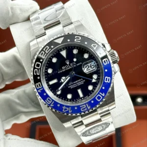 Rolex GMT-Master II 126710BLNR Batman 3285 904L Çelik Oyster ETA Saat karşıdan görünüm
