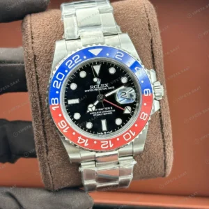 Rolex GMT-Master II 126710BLRO Pepsi Jubilee Super Clone ETA Saat ön yüz