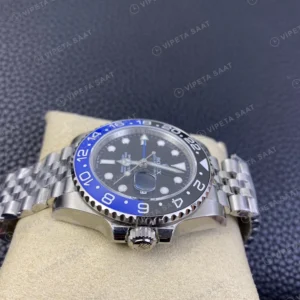 Rolex GMT-Master II Batman Siyah Super Clone ETA Saat karşıdan görünüm