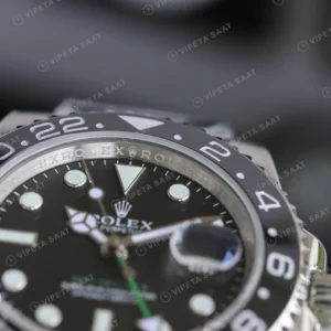 Rolex GMT-Master II Siyah Super Clone ETA Saat karşıdan görünüm