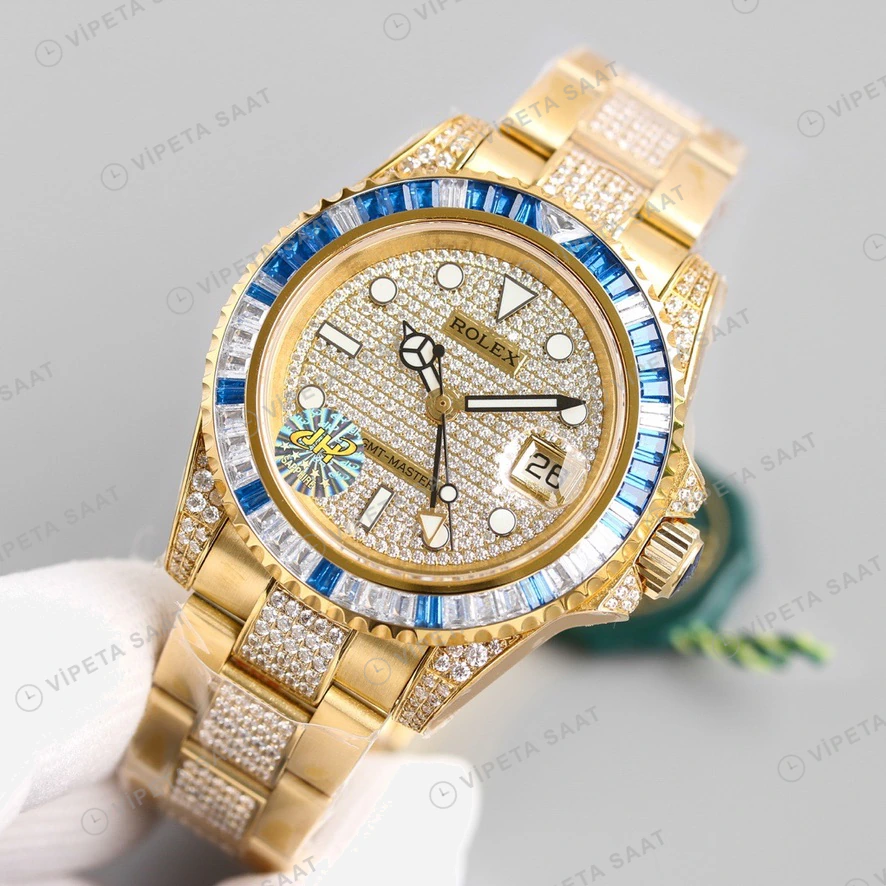 Rolex GMT-Master II Baget Mavi Super Clone ETA Saat detay 6
