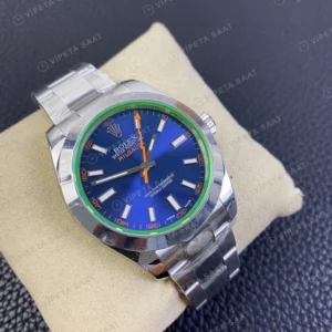 Rolex Milgauss Mavi Super Clone ETA Saat detay 3