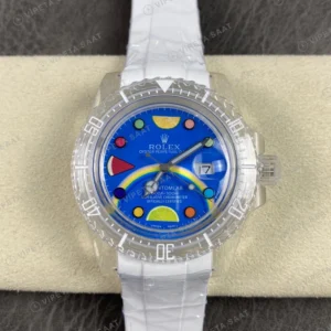 Rolex Siyah Super Clone ETA Saat yan görünüm