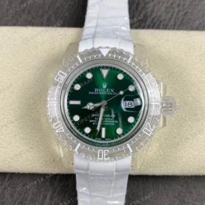 Rolex Yeşil Super Clone ETA Saat yan görünüm
