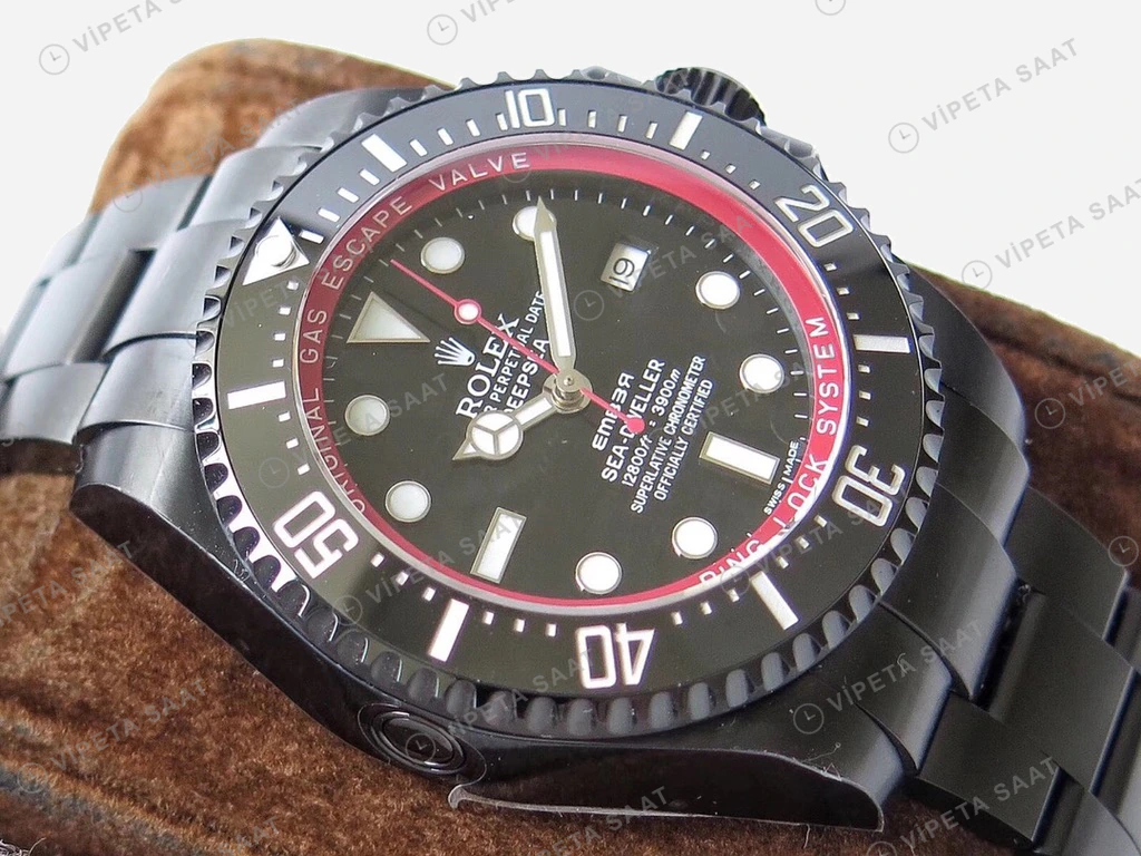 Rolex Sea-Dweller Siyah 44mm Super Clone ETA Saat detay 6