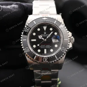 Rolex Sea-Dweller Siyah Super Clone ETA Saat karşıdan görünüm