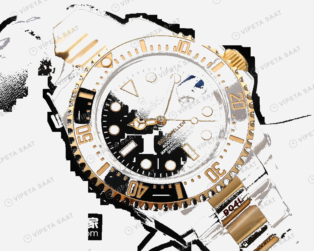 Rolex Sea-Dweller Siyah Super Clone ETA Saat detay 6
