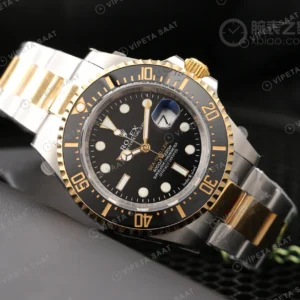Rolex Sea-Dweller Siyah Super Clone ETA Saat detay 7