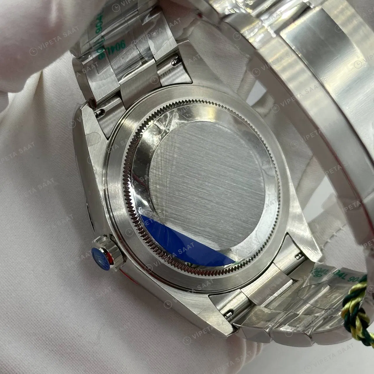 Rolex Sky-Dweller 336938 42 mm Beyaz Kadranlı Jubilee İki Renk Super Clone Eta Saat detay 4