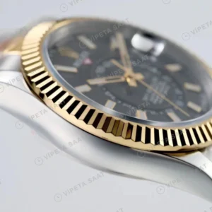 Rolex Sky-Dweller Siyah Super Clone ETA Saat karşıdan görünüm