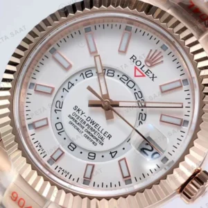Rolex Sky-Dweller Beyaz Super Clone ETA Saat detay 3