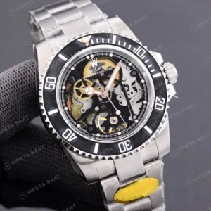 Rolex Submariner Pirlo Iskelet Super Clone ETA Saat yan görünüm