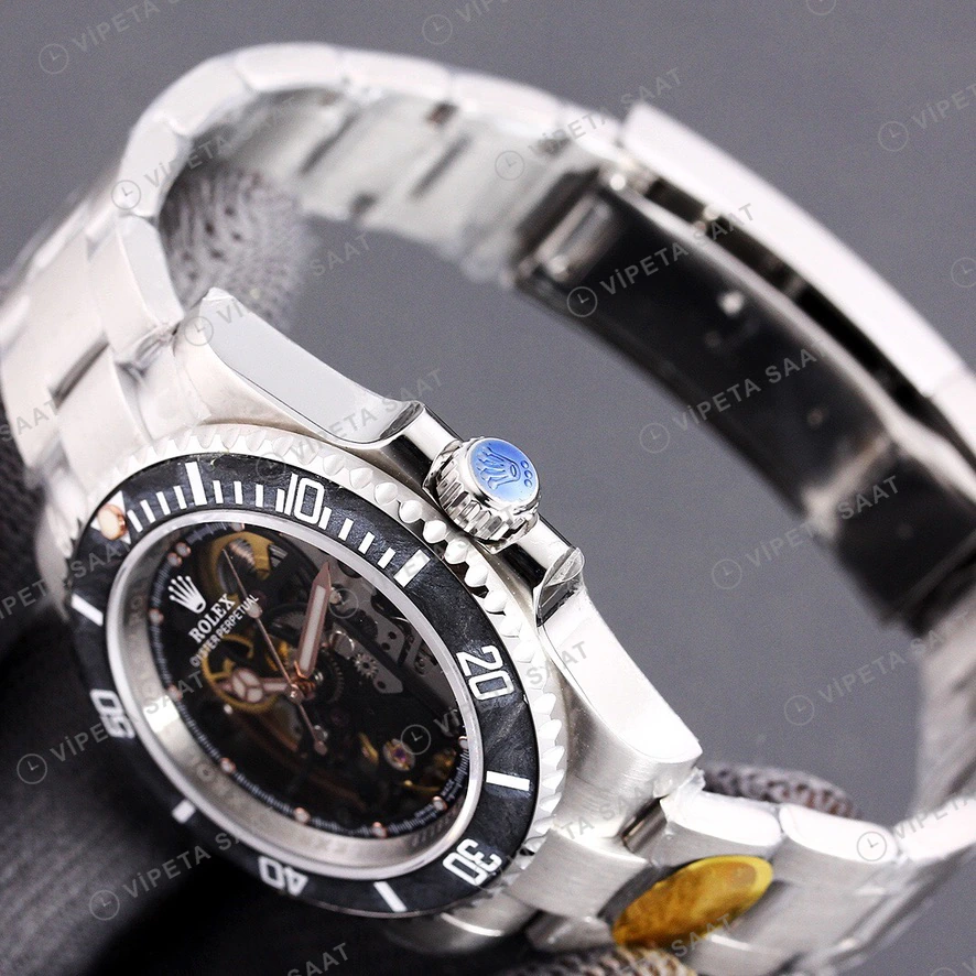 Rolex Submariner Pirlo Iskelet Super Clone ETA Saat detay 4