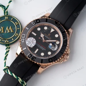 Rolex Yacht-Master Siyah Super Clone ETA Saat karşıdan görünüm