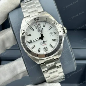 TAG Heuer Aquaracer Beyaz Kadran Çelik Super Clone ETA Saat detay 9