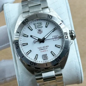 TAG Heuer Aquaracer Beyaz Kadran Çelik Super Clone ETA Saat TAG0102 detay 4