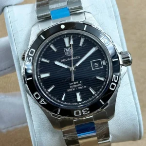 TAG Heuer Aquaracer Çelik Arka Kapak Görsel Super Clone ETA Saat karşıdan görünüm