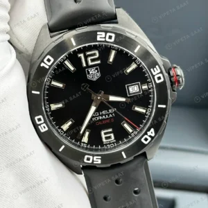 TAG Heuer Aquaracer Siyah Kadran Kauçuk Gece Super Clone ETA Saat detay 6