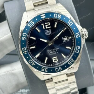 TAG Heuer Formula 1 Mavi Kadran Çelik Super Clone ETA Saat detay 6