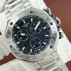 Tissot Chrono XL Mavi Kronograf Çelik Parlak Super Clone ETA Saat detay 3