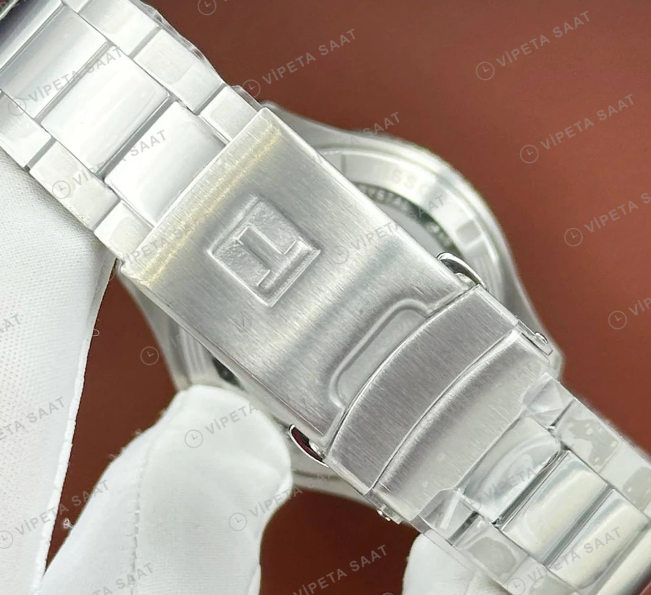 Tissot Gentleman Mavi Kadran Çelik Super Clone ETA Saat detay 5