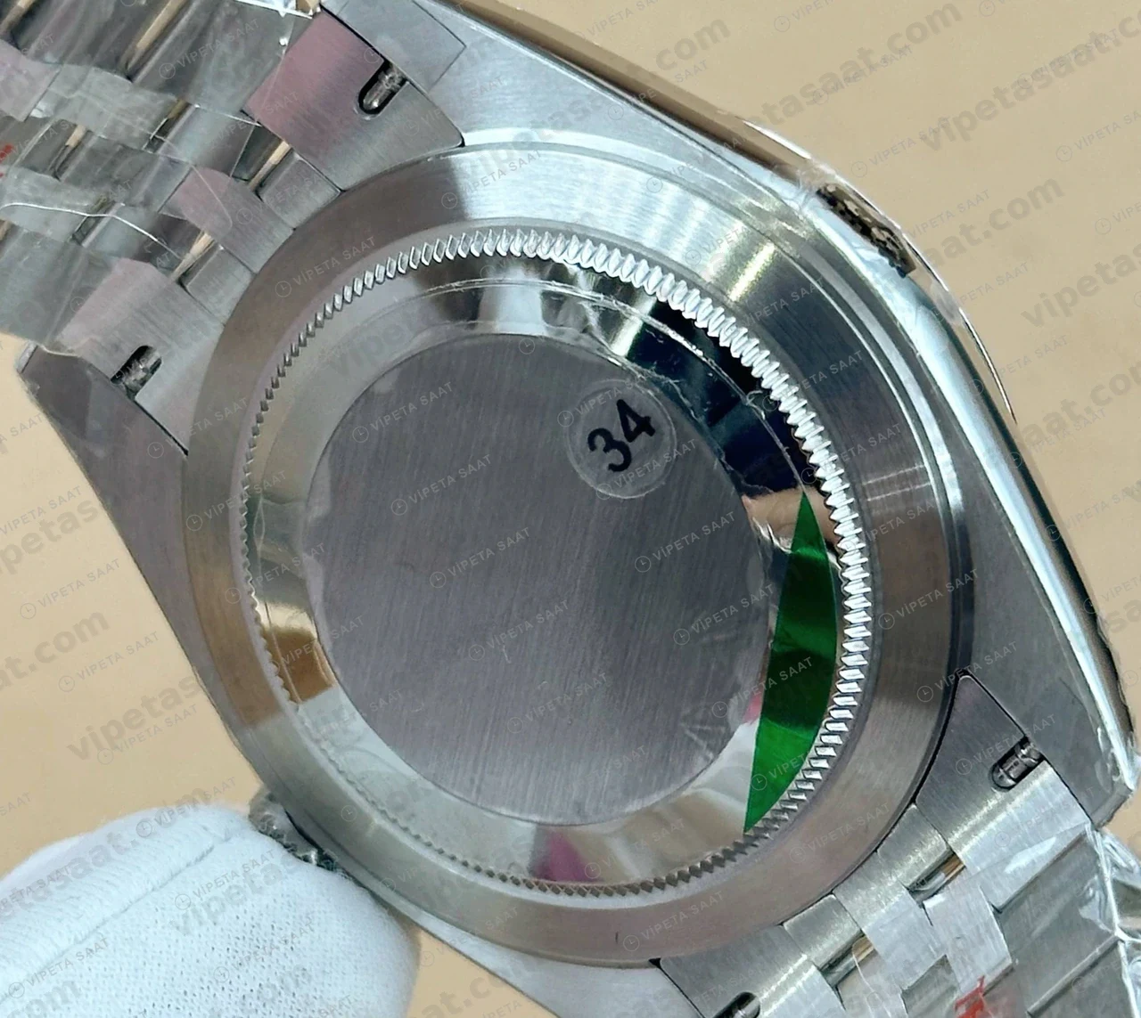 Tissot Lady Gümüş Fluted Bezel Çelik Özel Super Clone ETA Saat detay 4