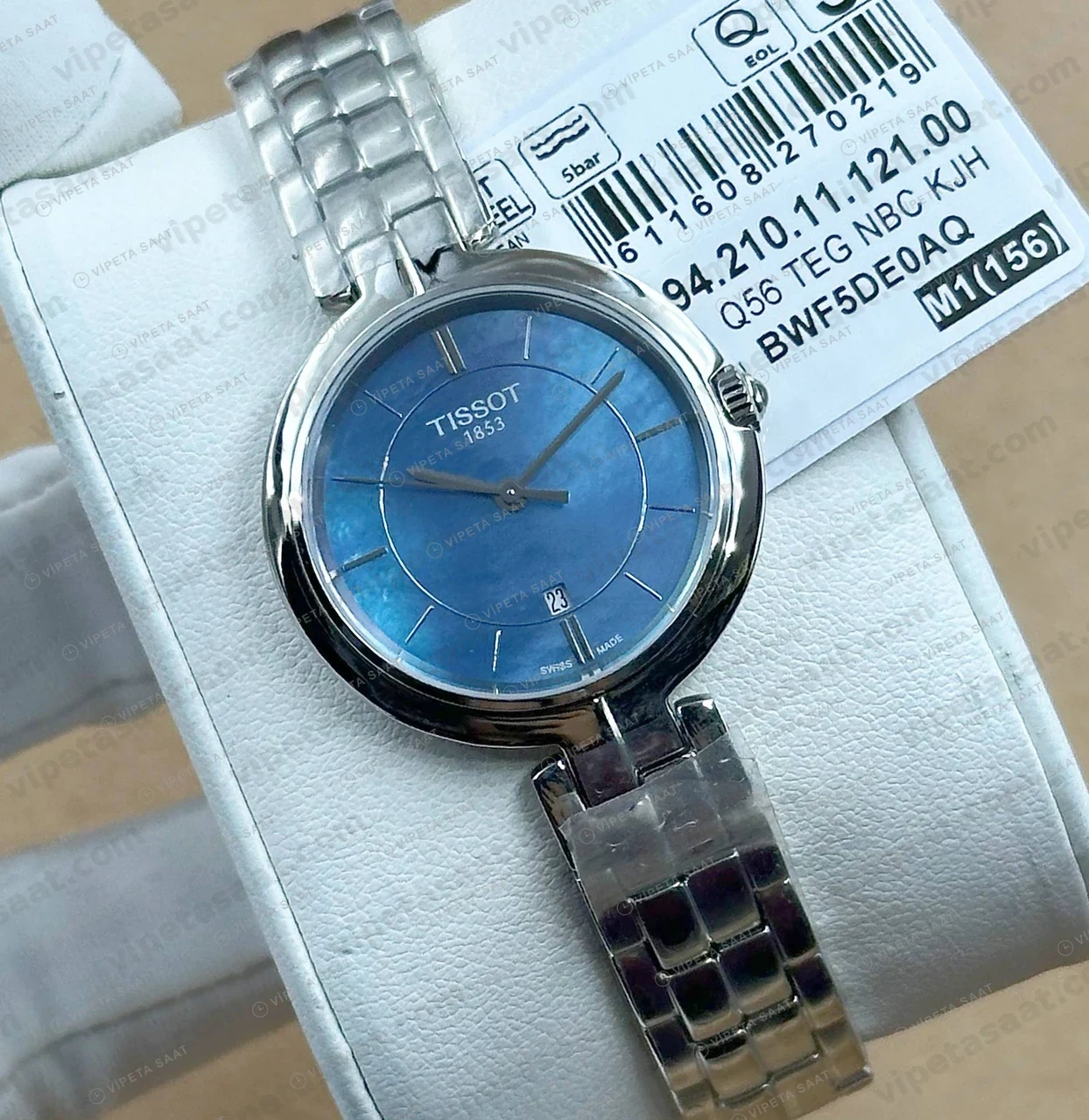Tissot Lady Mavi Kadran Çelik Yuvarlak Eta Saat