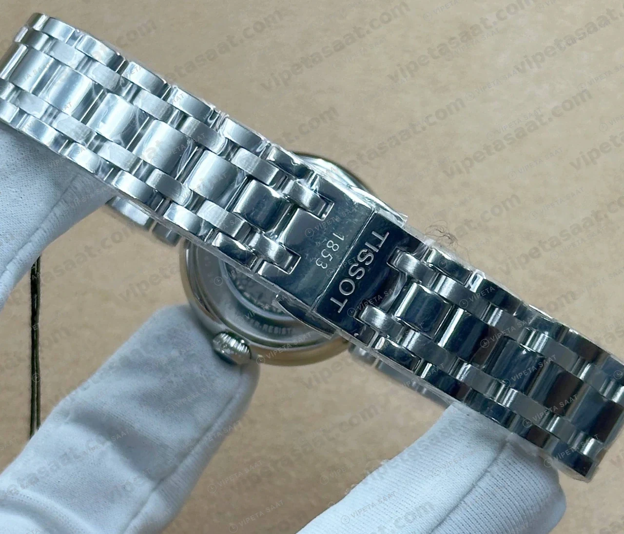 Tissot Pr 100 Beyaz Kronograf Çelik Eta Saat detay görünüm