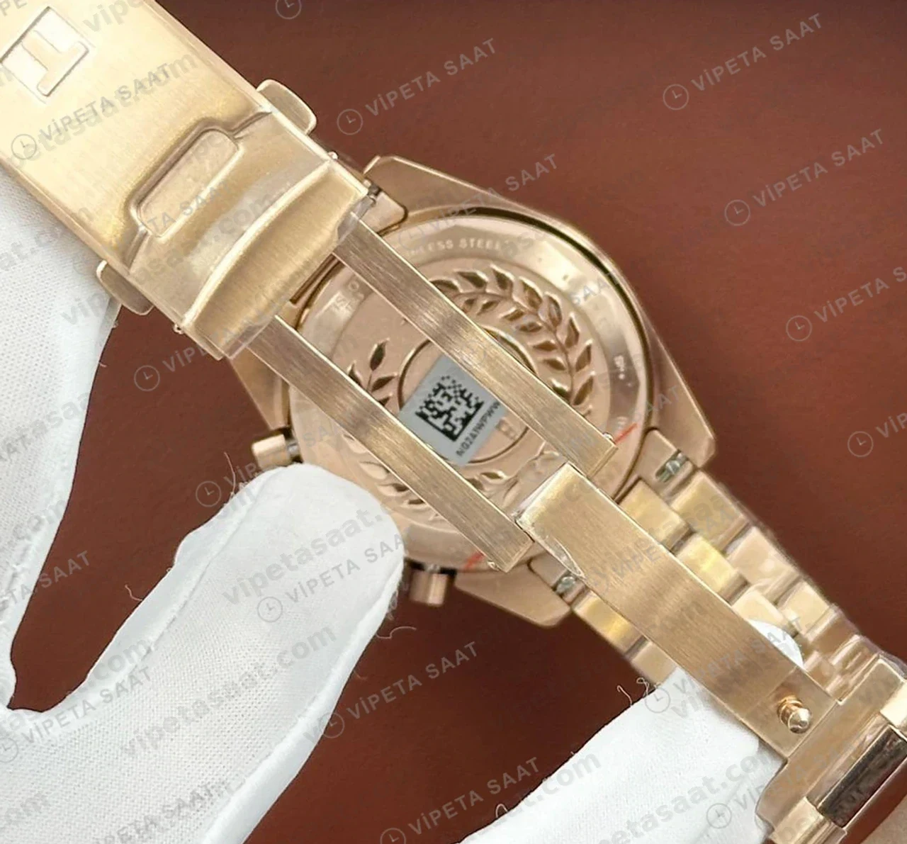 Tissot PRC 200 Rose Siyah Kronograf Çelik Eta Saat kordon detayı