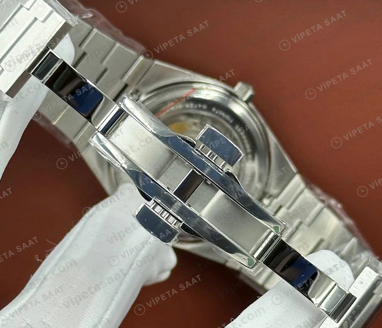 Tissot PRX Buz Mavisi Kronograf Çelik Eta Saat detay görünüm