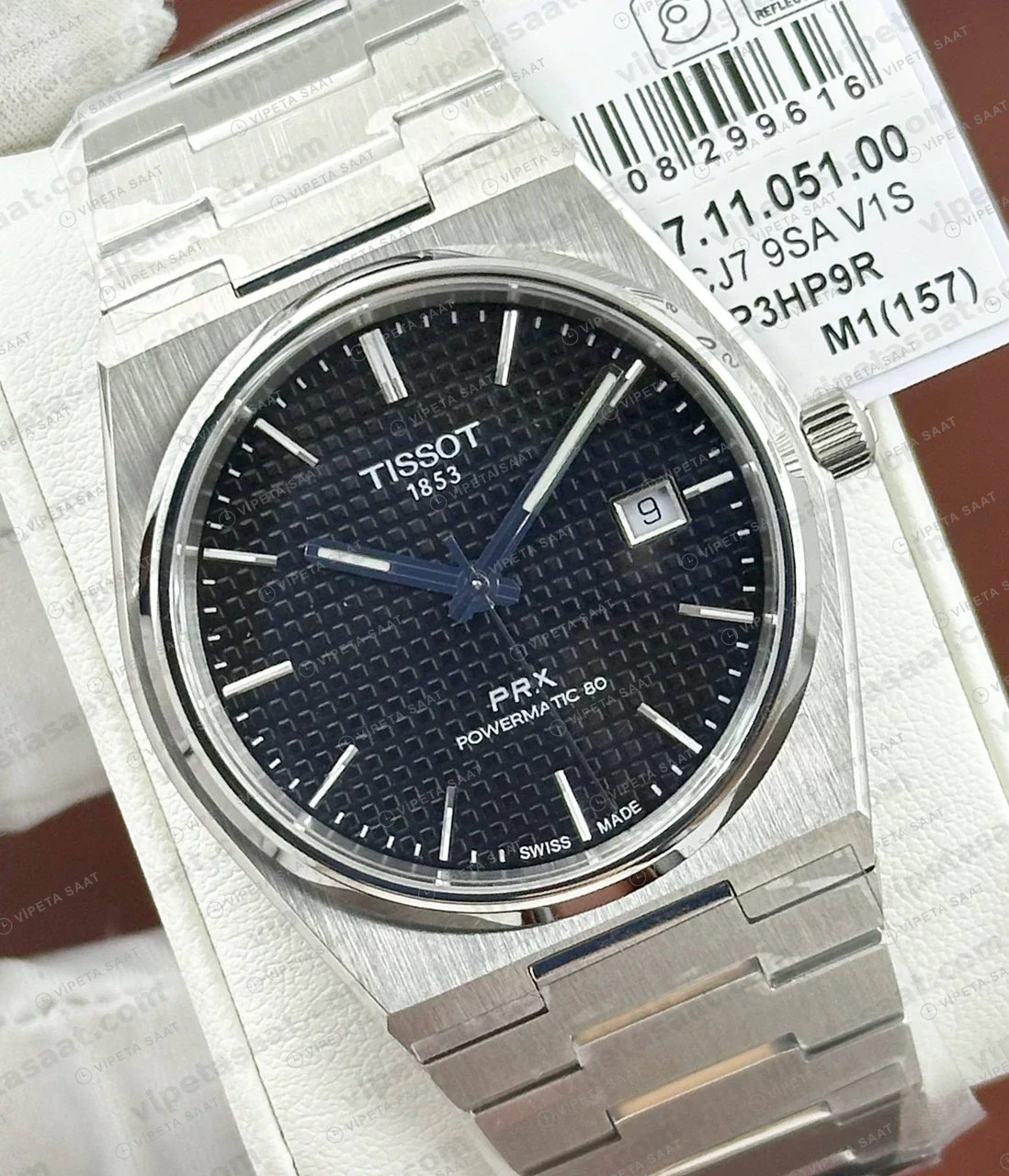 Tissot PRX Mavi Kadran Çelik Lacivert Eta Saat