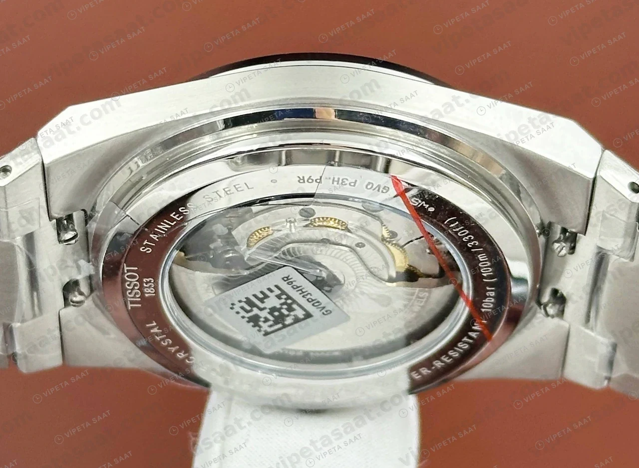 Tissot PRX Mavi Kadran Çelik Lacivert Eta Saat yan profil