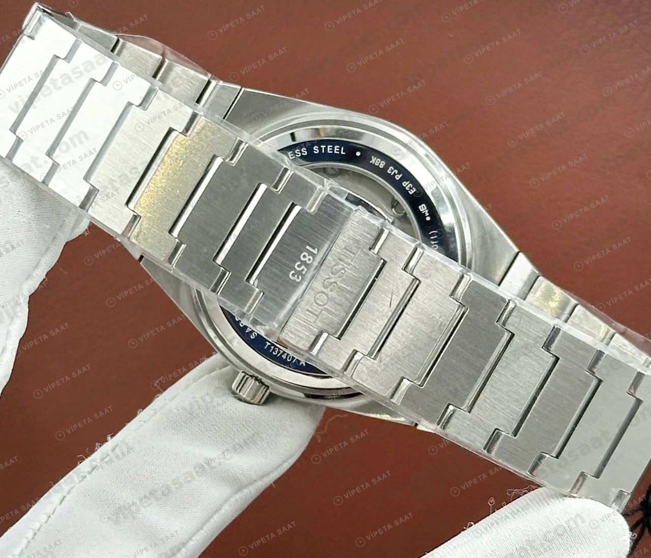 Tissot PRX Turkuaz Kadran Çelik Eta Saat profil