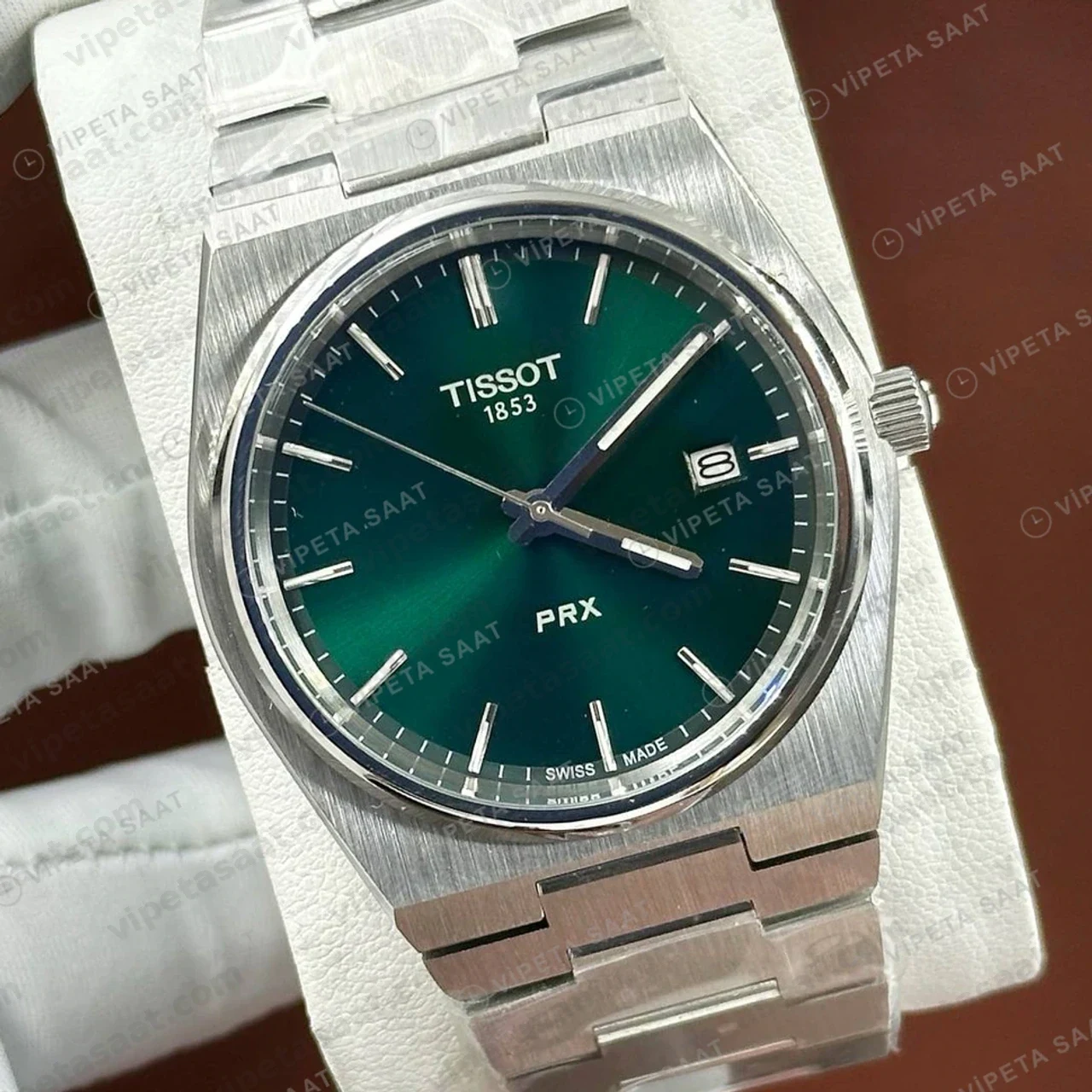 Tissot PRX Yeşil Kadran Çelik Bileklik Eta Saat