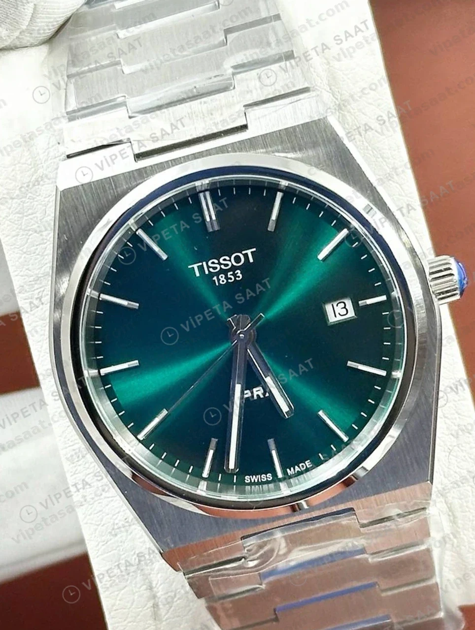 Tissot PRX Yeşil Kadran Çelik Saf Eta Saat