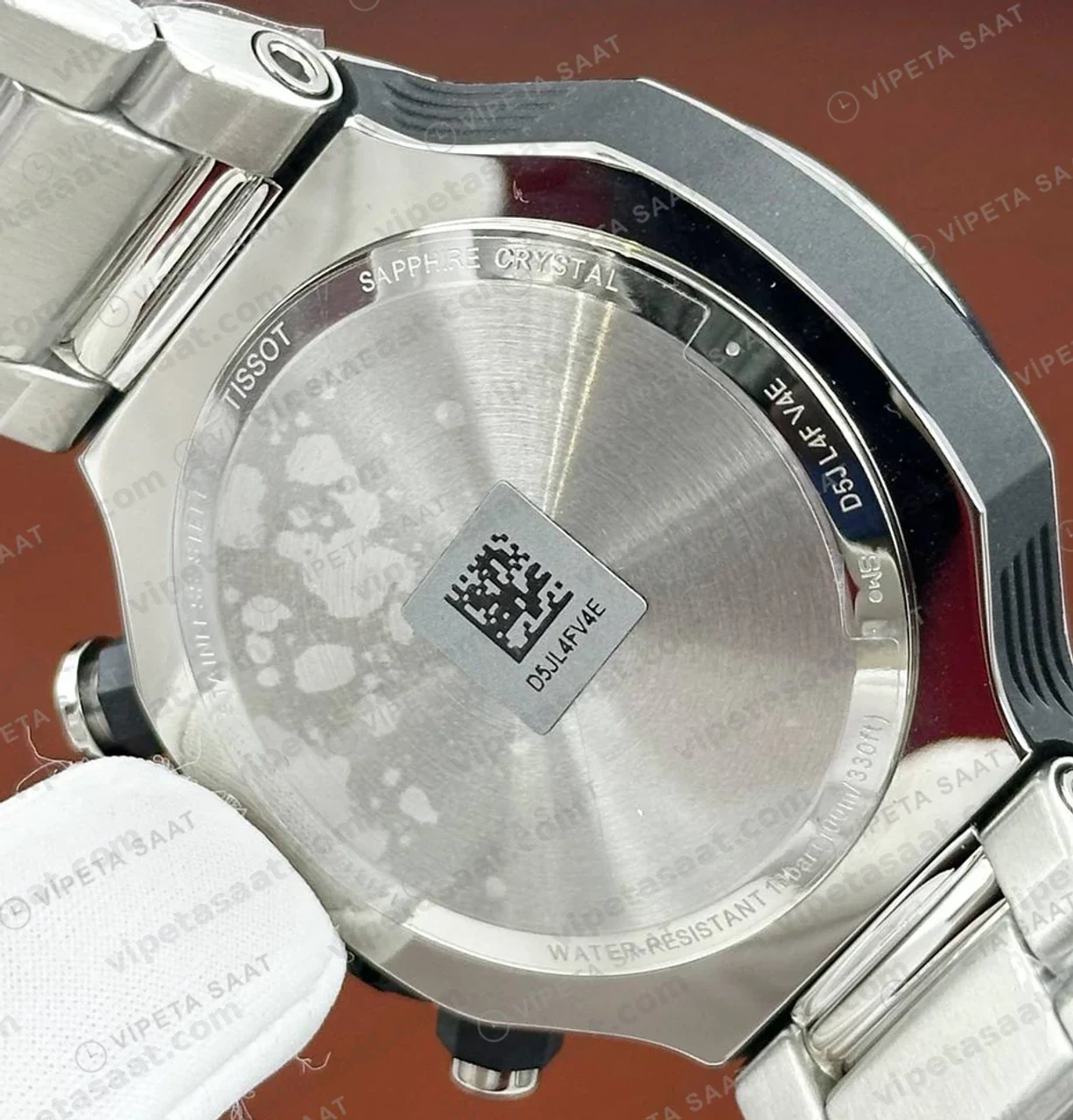Tissot Seastar Çelik Kordon Yan Gorsel Eta Saat kadran detayı