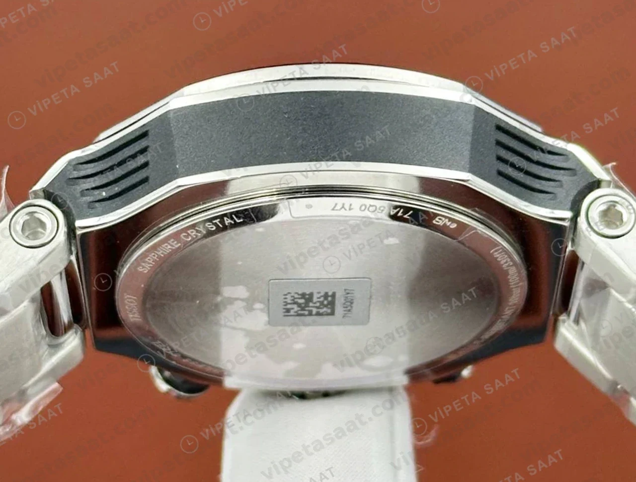 Tissot Seastar Çelik Yan Kapak Dalis Eta Saat kadran detayı