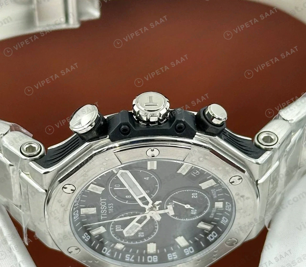 Tissot Seastar Çelik Yan Kapak Dalis Eta Saat kordon detayı