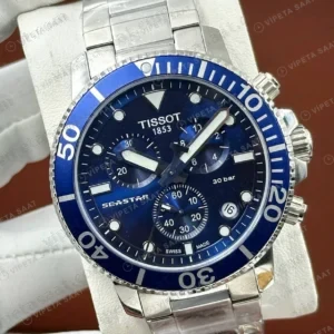 Tissot Seastar Mavi Kadran Çelik Dalis Bileklik Eta Saat
