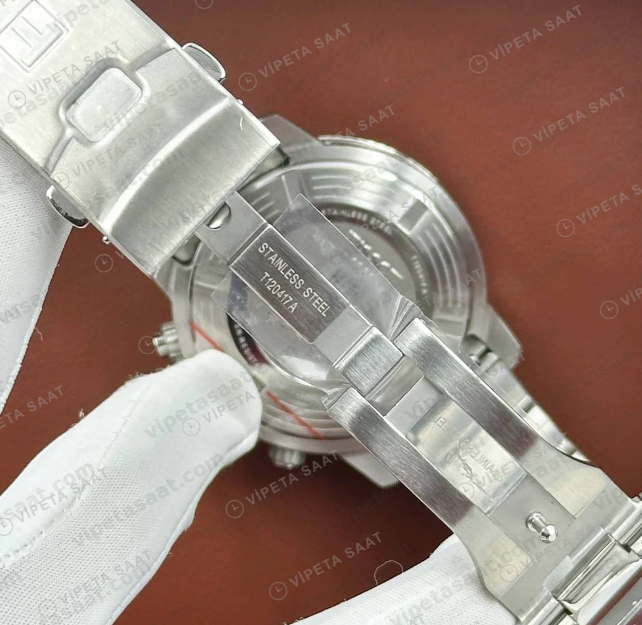 Tissot Seastar Mavi Kronograf Çelik Dalis Bileklik Eta Saat profil
