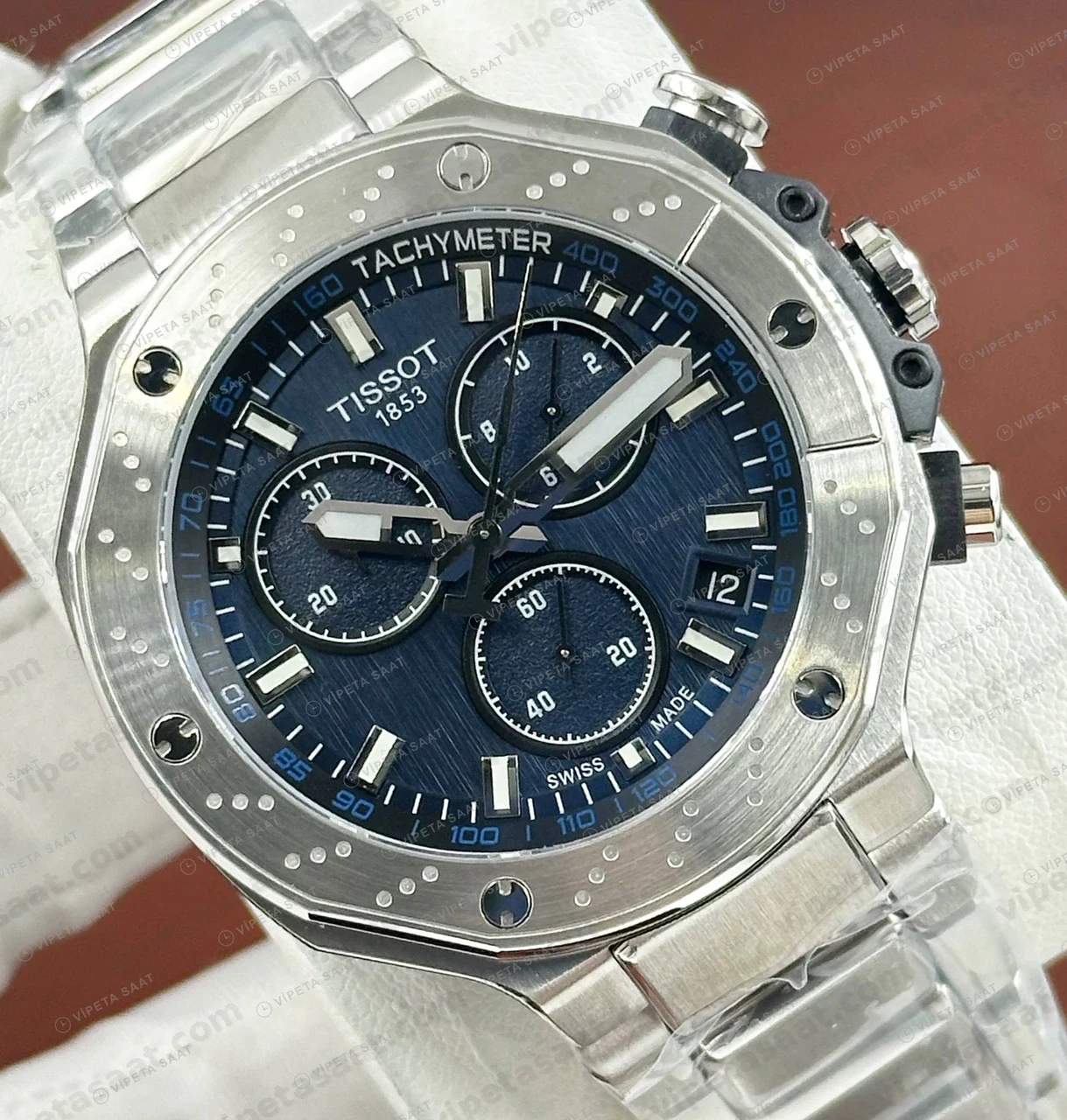 Tissot Seastar Mavi Kronograf Çelik Gunduz Eta Saat