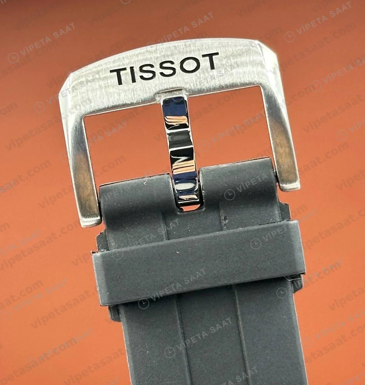 Tissot Seastar Mavi Kronograf Kauçuk Eta Saat detay görünüm