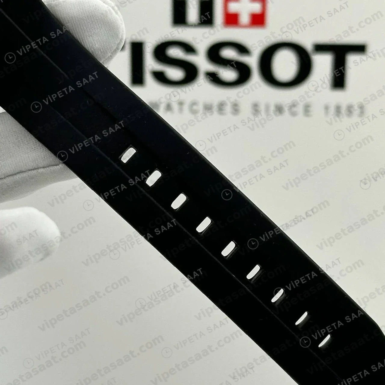 Tissot Seastar Siyah Kronograf Gri Kauçuk Eta Saat